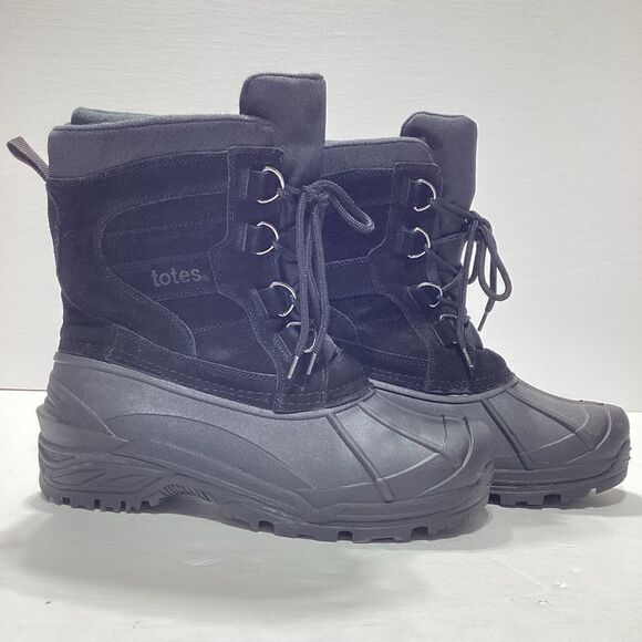 Totes Waterproof Lace Up Boots Size 11 - Picture 1 of 6